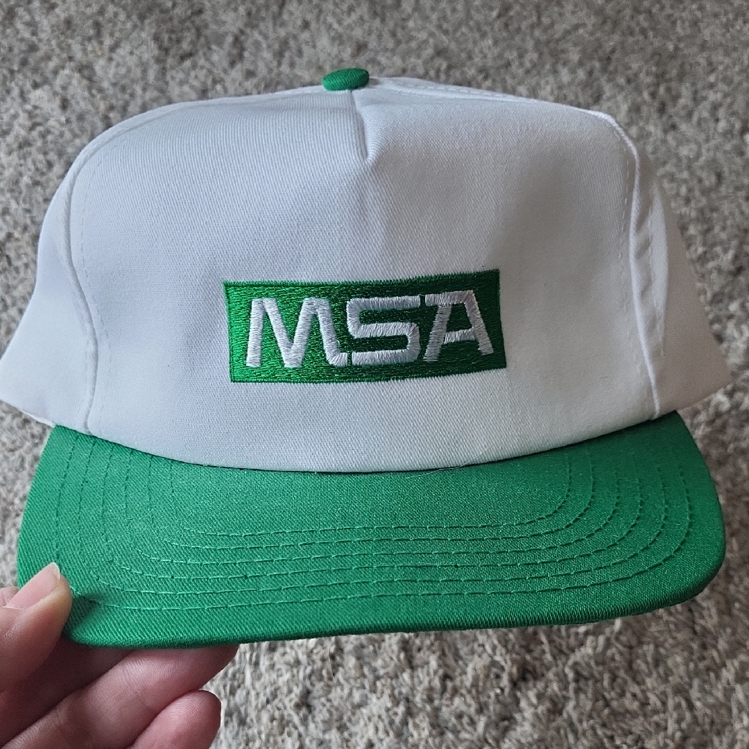 Vintage Msa Snapback Baseball Hat